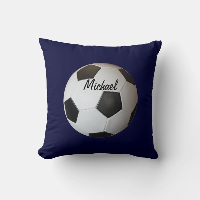 Coussin Carreau de ballon de football (Recto)