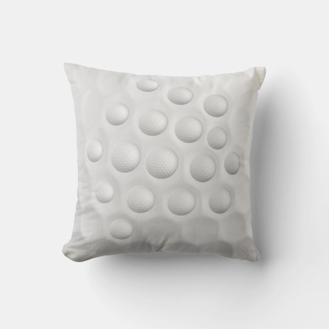 Coussin Carreau de boule de golf (Recto)