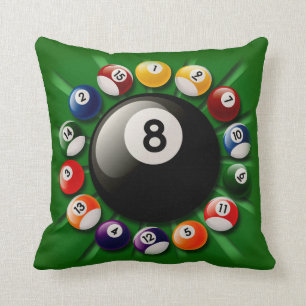 Coussin Carreau de boules de billard