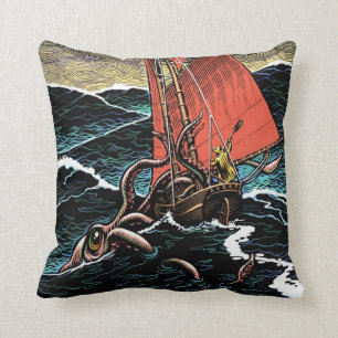 Coussin Carreau de calmar géant