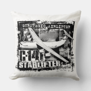 Coussin Carreau de carreau de C-141 Starlifter
