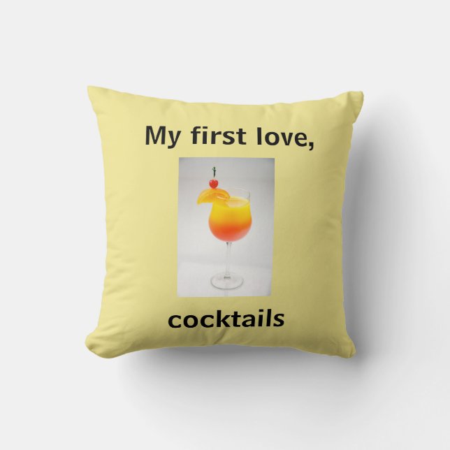 Coussin Carreau de cocktails (Recto)