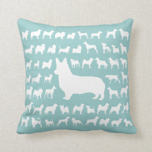 Coussin Carreau de conception de corgi de Gallois de