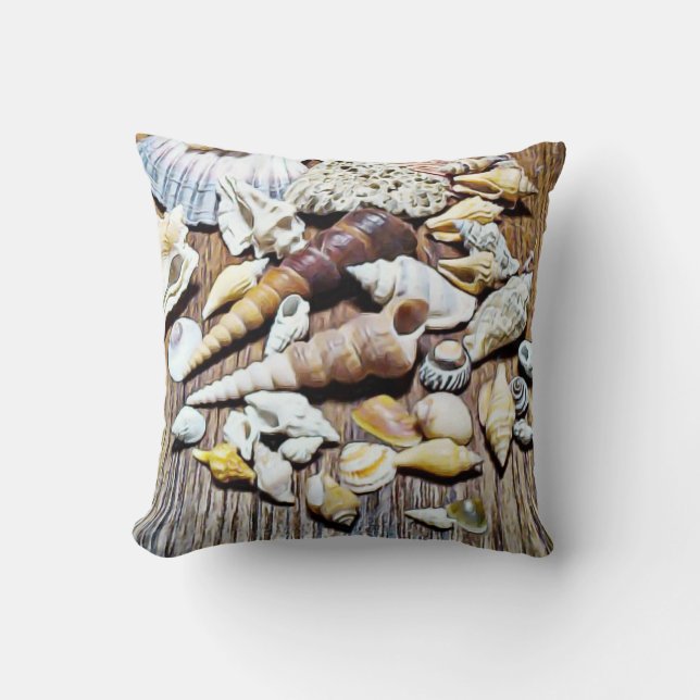 Coussin Carreau de coquillages (Recto)