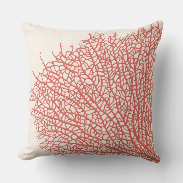Coussin carreau de corail de branche (Recto)