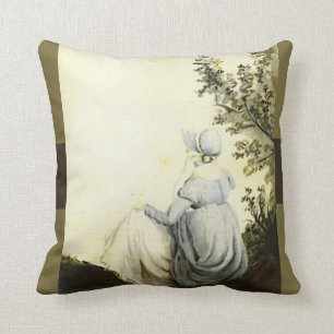 Coussin Carreau de coutume de Jane Austen