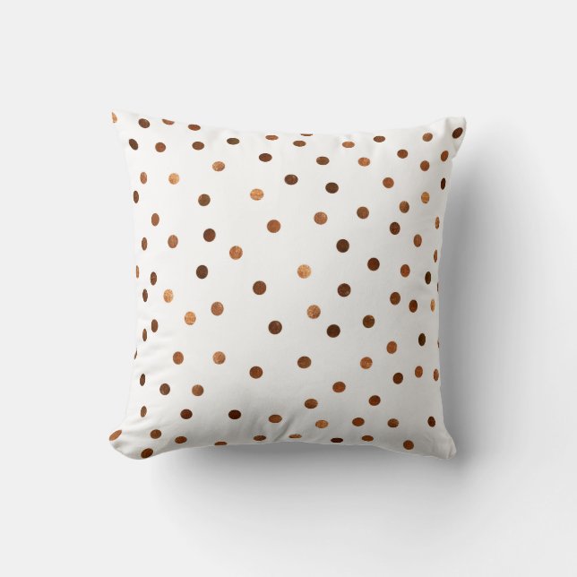 Coussin Carreau de cuivre fantastique de motif de points (Recto)