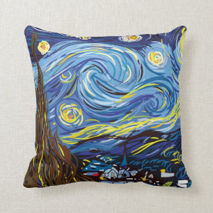 Coussin Carreau de Digitals Van Gogh