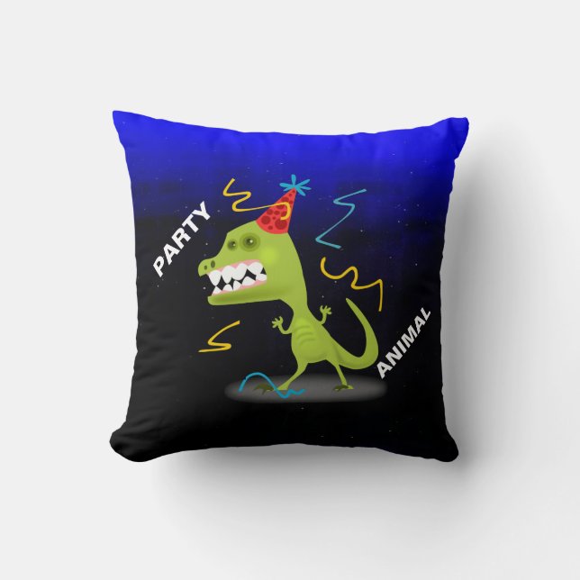 Coussin Carreau de dinosaure (Recto)