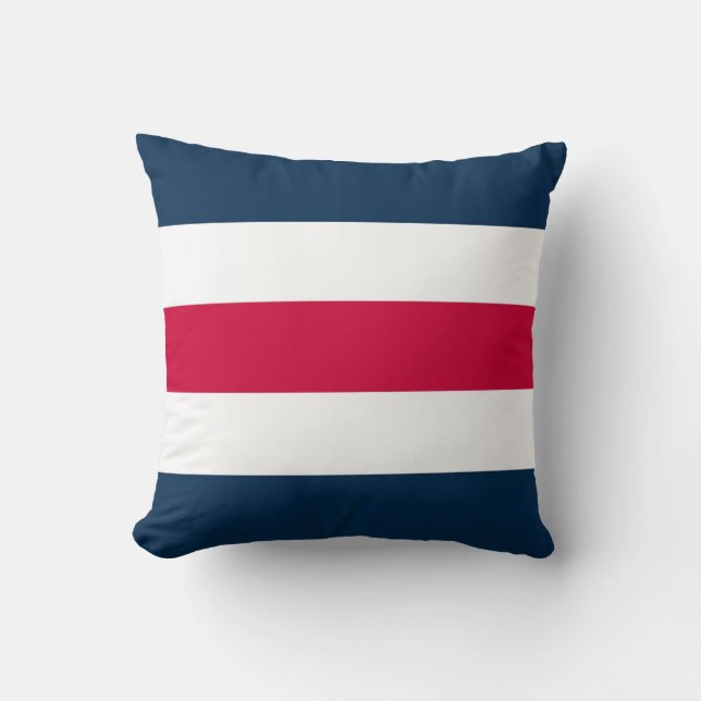 Coussin Carreau de drapeau de signal (Recto)