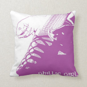 Coussin Carreau de "fille de Ghillie" de danse d'Irlandais
