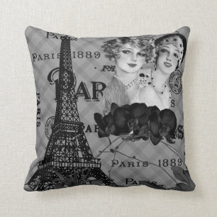 Coussin Carreau de filles de Paris