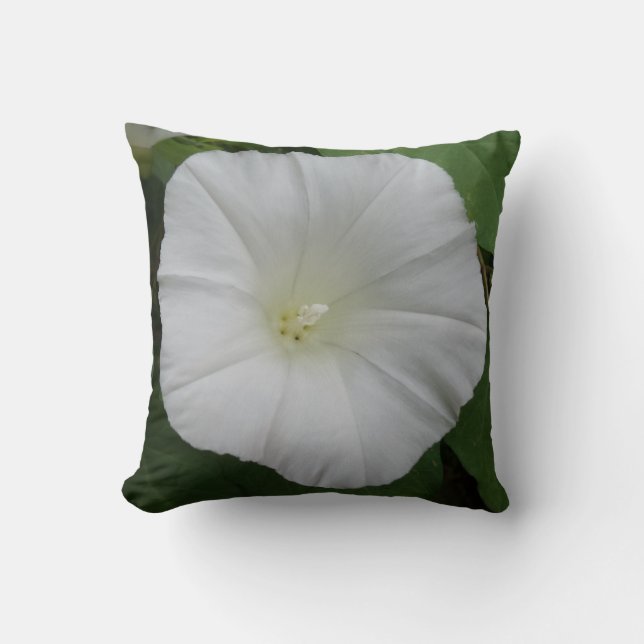 Coussin Carreau de fleur blanche (Recto)