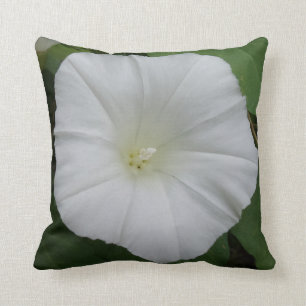 Coussin Carreau de fleur blanche