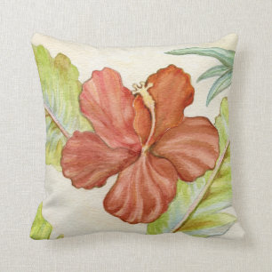 Coussin Carreau de fleur de ketmie