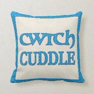 Coussin Carreau de Gallois Cwtch, coussin, polkas sur le