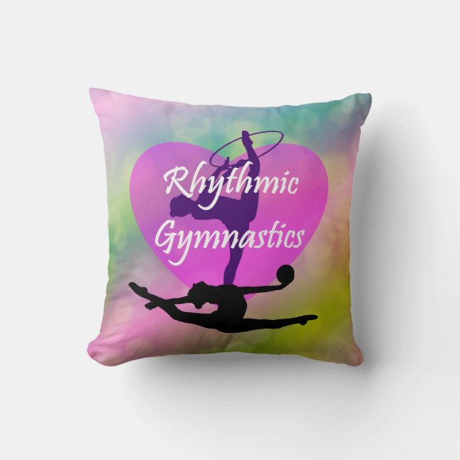 Coussin Carreau de gymnastique rythmique (Recto)