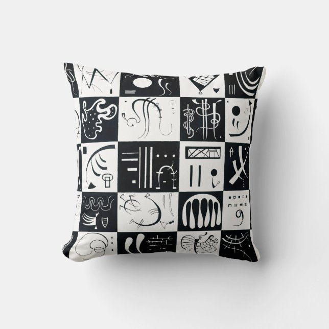 Coussin Carreau de Kandinsky trente (Recto)
