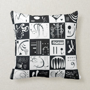 Coussin Carreau de Kandinsky trente