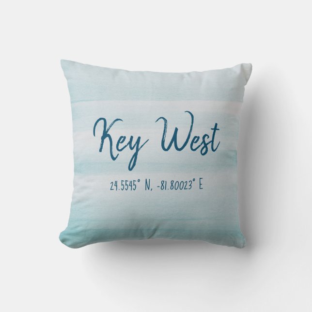Coussin Carreau de Key West (Recto)