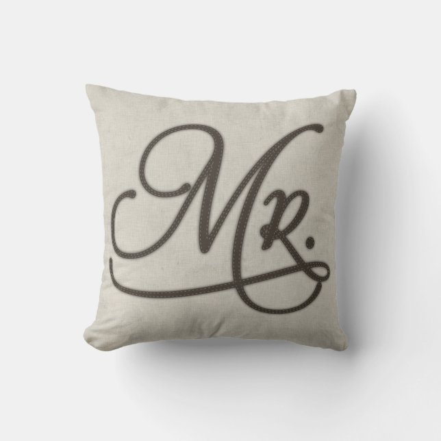Coussin Carreau de M. Textured (Recto)