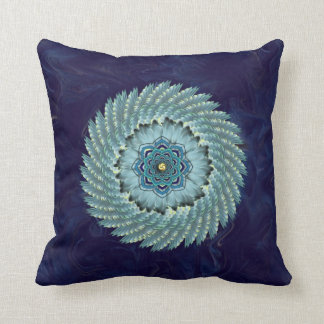 Coussin Carreau de Mojo de mandala de Lotus d'aile