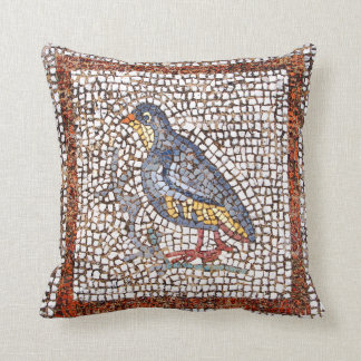 Coussin Carreau de mosaïque d'oiseau de Kos