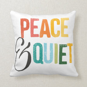 Coussin carreau de paix et de tranquillité