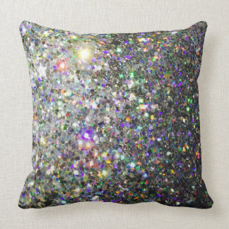 Coussin Carreau de parties scintillantes de tape-à-l'oeil