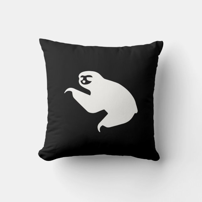 Coussin Carreau de pictogramme de paresse (Recto)