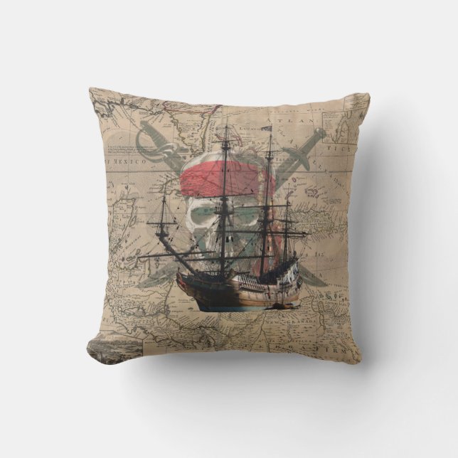 Coussin Carreau de pirate (Recto)