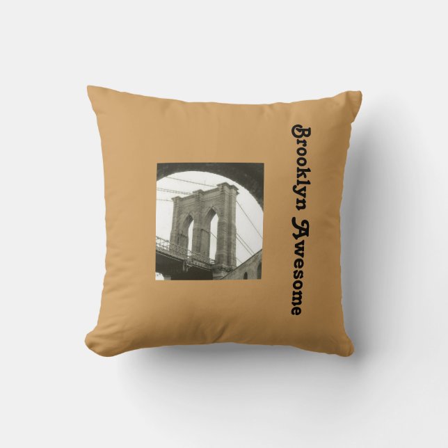 Coussin Carreau de pont de Brooklyn (Recto)