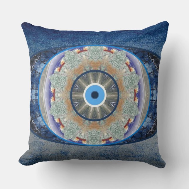 Coussin Carreau de protection "d'oeil mauvais" (Recto)