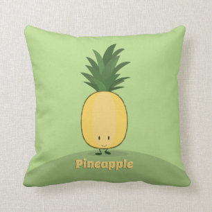 Coussin Carreau de sourire de l'ananas