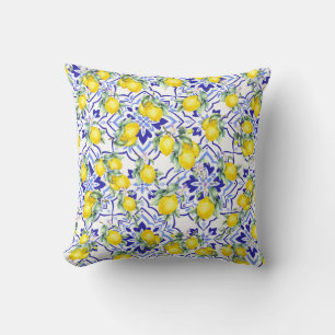 Coussin Carreau de style aquarelle de campagne française b