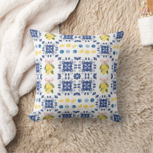 Coussin Carreau de style country français au motif élégant