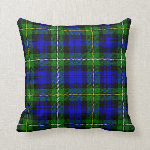 Coussin Carreau de tartan de plaid de Campbell