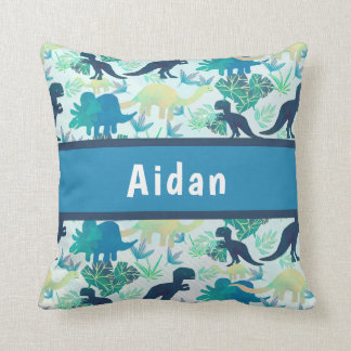 Coussin Carreau de Teal de vert de bleu marine de