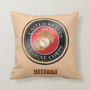 Coussin Carreau de vétéran d'usmc
