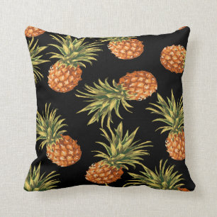 Coussin Carreau décoratif d'ananas tropical