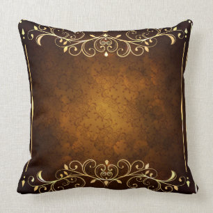 Coussin Carreau décoratif de damassé élégante