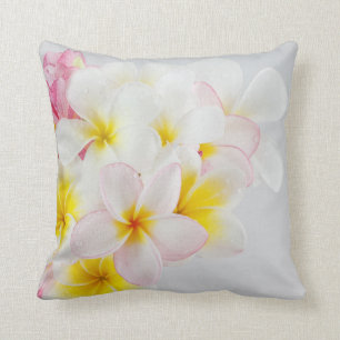 Coussin Carreau décoratif floral assez hawaïen