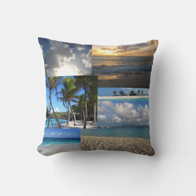 Coussin Carreau des Caraïbes de mélange (Recto)