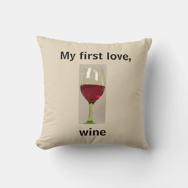 Coussin Carreau d'humour de vin (Recto)