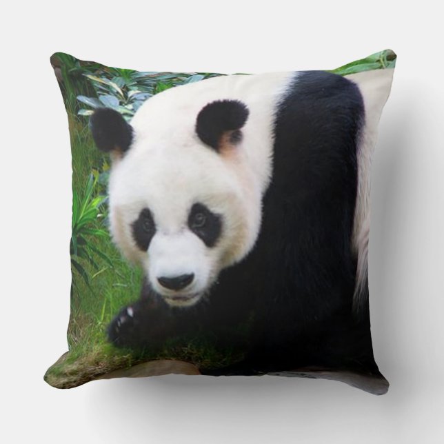 Coussin Carreau d'ours panda (Recto)