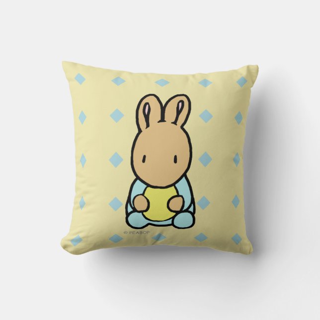 Coussin Carreau doux de lapin (vue de face) (Recto)