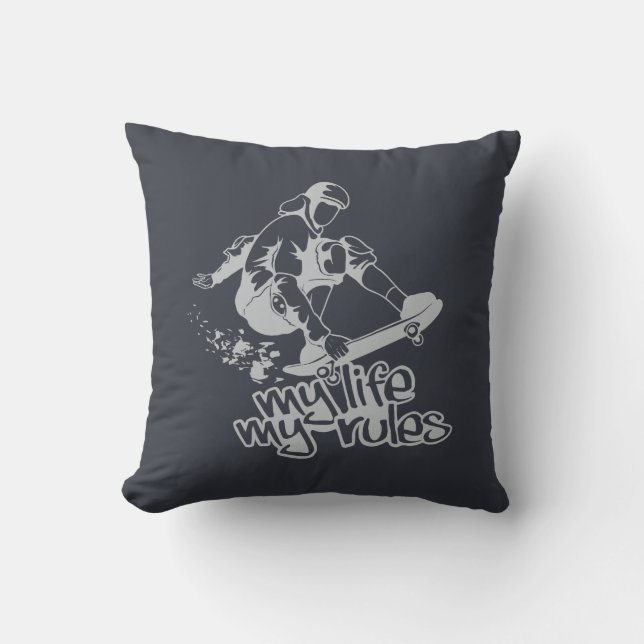 Coussin Carreau fait sur commande faisant de la planche à (Recto)