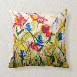 Coussin Carreau floral