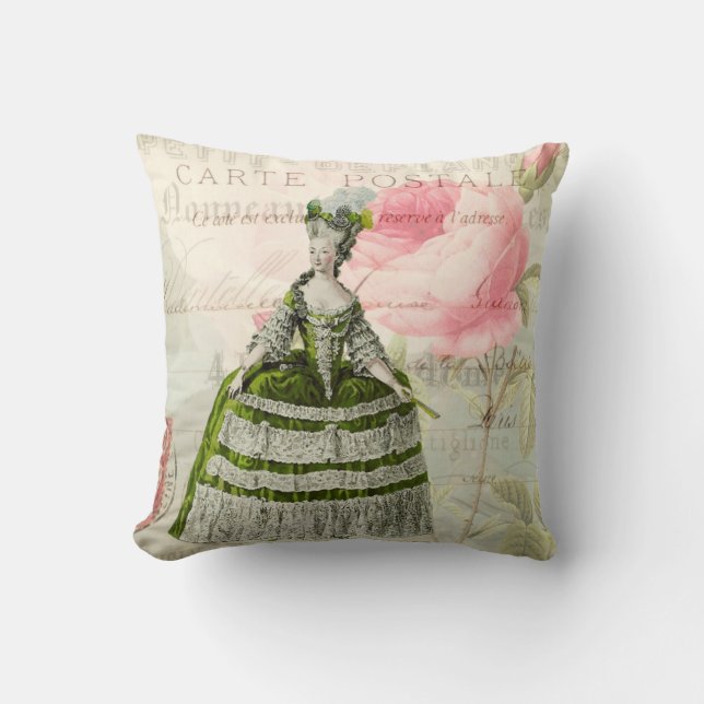 Coussin Carreau français d'accent de Marie Antoinette (Recto)