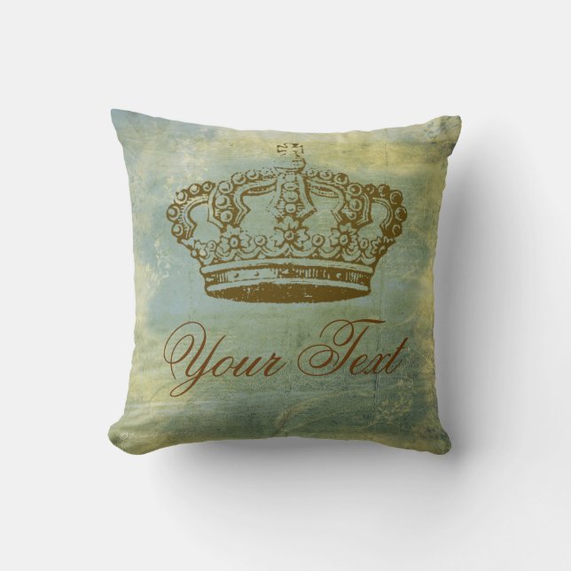 Coussin Carreau français vintage de carré de conception de (Recto)